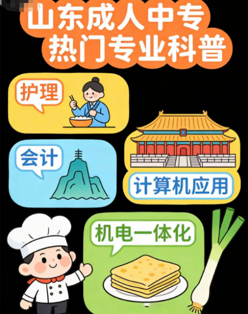 山东成人中专报专业？别盲选，这篇唠明白！(1)