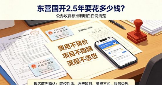 东营人问爆了：国开2.5年到底交多少钱？公办收费标准摊开讲，别再被乱报价(1)
